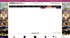Desktop Screenshot of kalista-parfums.com