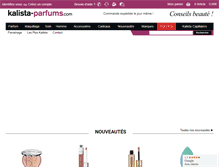 Tablet Screenshot of kalista-parfums.com